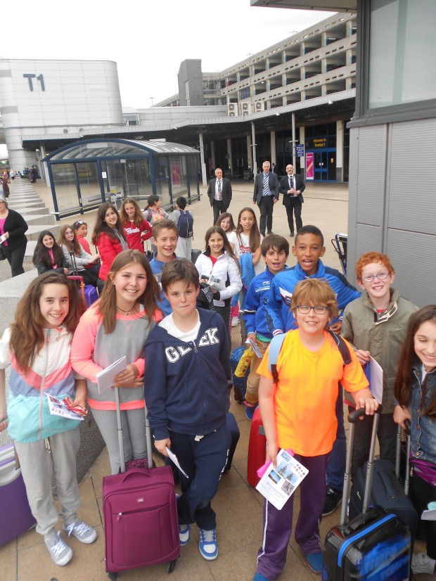 We arrived  at Manchester Airport after a great flight. For soome of us it was our FIRST flight and it was 
