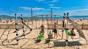 Deportes en la playa del Sardinero