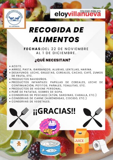 Campaña de recogida de alimentos