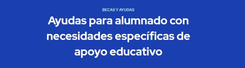 BECAS Ed. Especial_25/26_Convocatoria